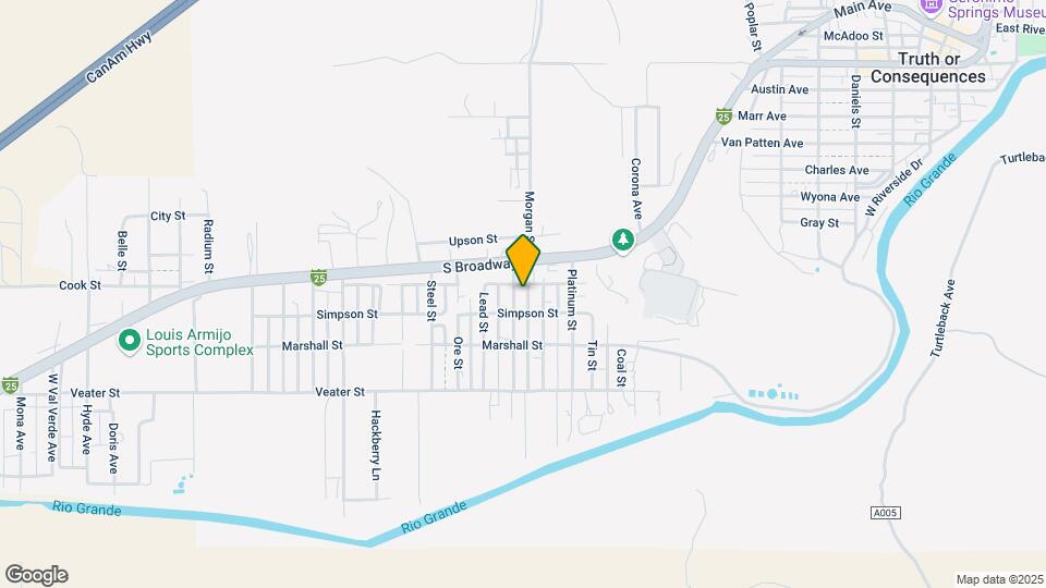 1204 Copper St Map and Location Details