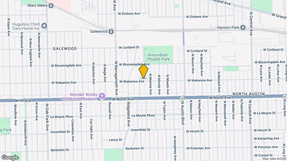 6223 W Wabansia Ave Map and Location Details