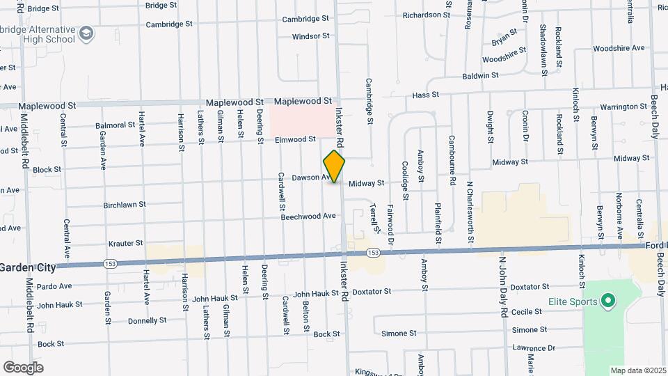 5925 Inkster Rd Map and Location Details