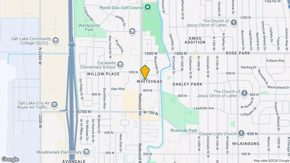 850 N Redwood Rd Mapa y Detalles de la Ubicación