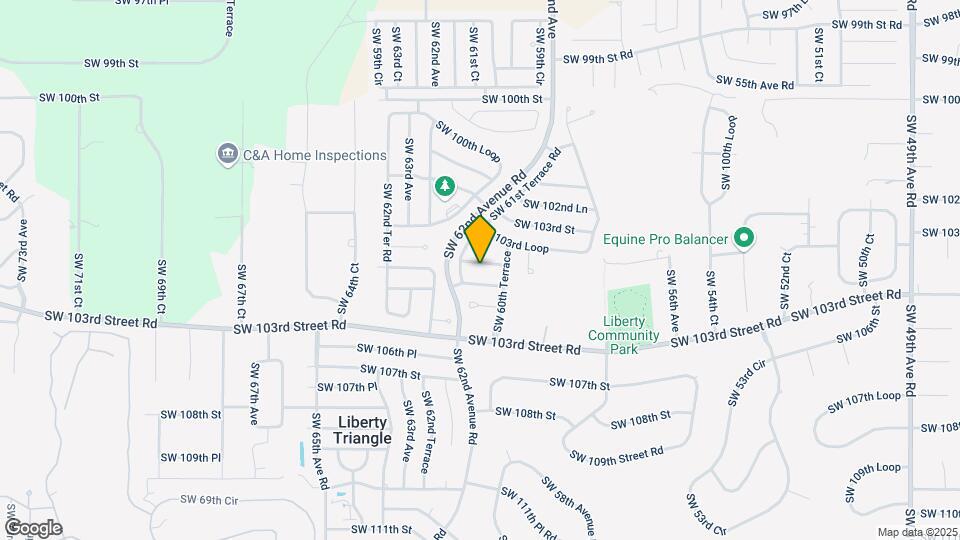 6114 SW 104th St Map and Location Details