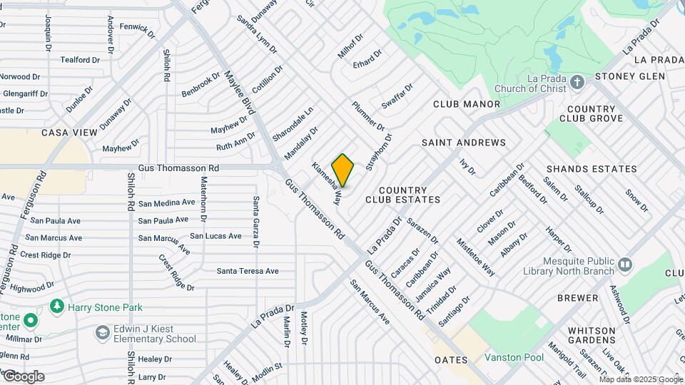 3733 Strayhorn Dr Map and Location Details