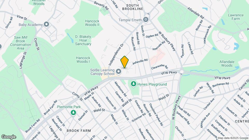 585 VFW Parkway Mapa y Detalles de la Ubicación