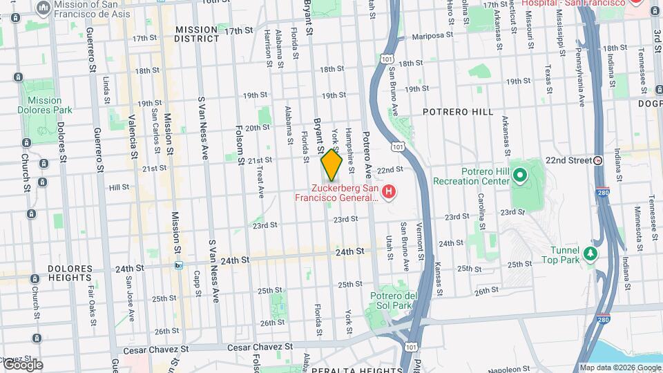 2726 22nd St Map and Location Details