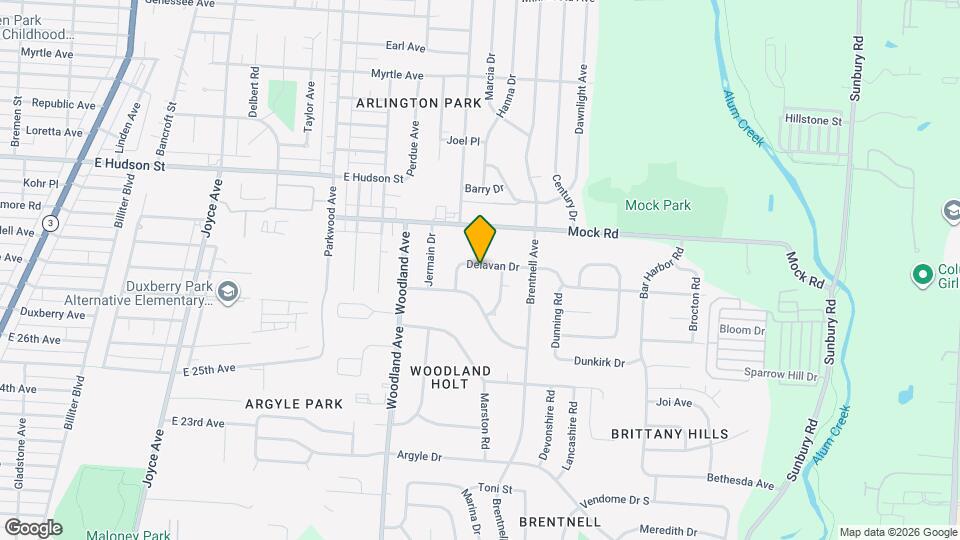 2223 Delavan Dr Map and Location Details