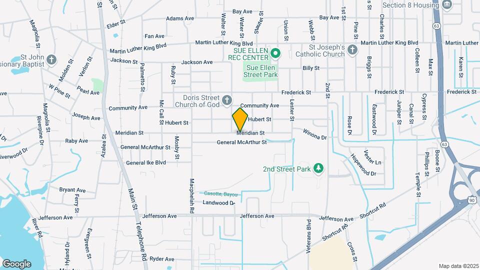 5012 Meridian St Map and Location Details