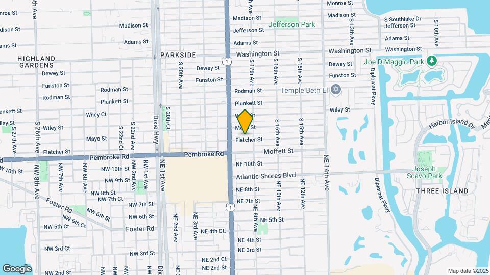 1715-1717 Fletcher St Map and Location Details
