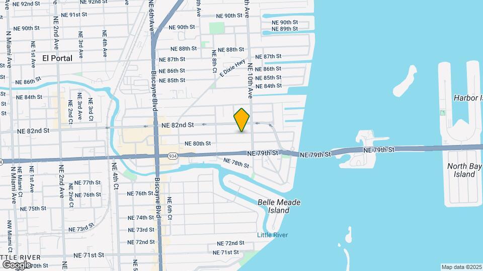 912 NE 81st St, Unit Coral Palazo 2 Mapa y Detalles de la Ubicación