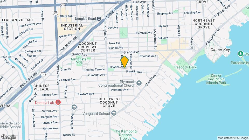 3585 Franklin Ave Map and Location Details