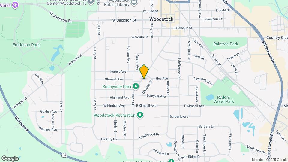 721 Dean St Map and Location Details