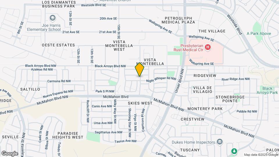 5901 Night Whisper Rd NW Map and Location Details