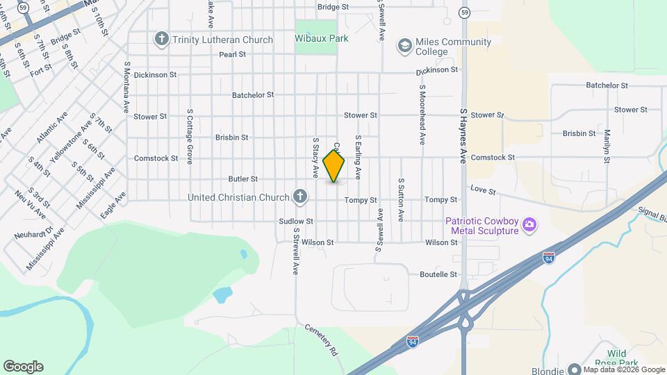 909 Cale Ave Map and Location Details