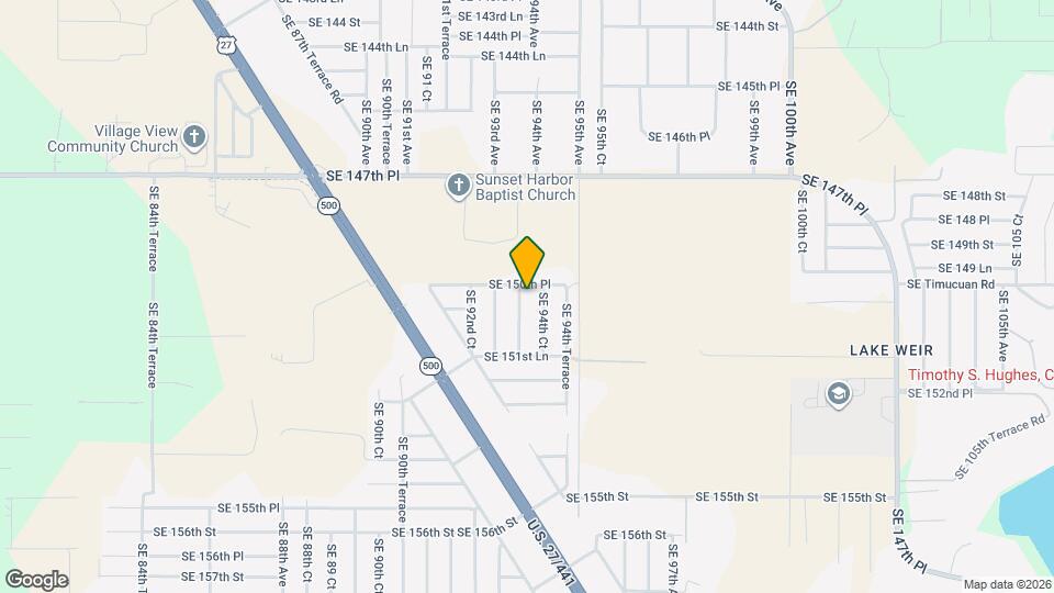 15023 SE 93rd Ct Map and Location Details