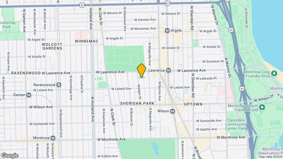 4733 N Malden St, Unit GS Mapa y Detalles de la Ubicación