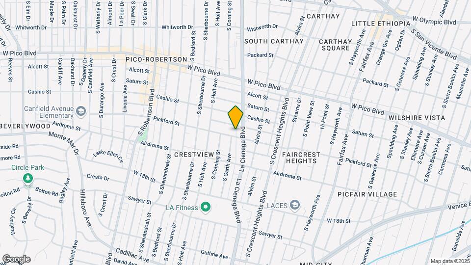 8515 Pickford St Map and Location Details