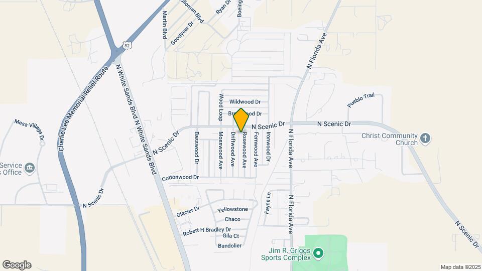 3729 Rosewood Ave Map and Location Details