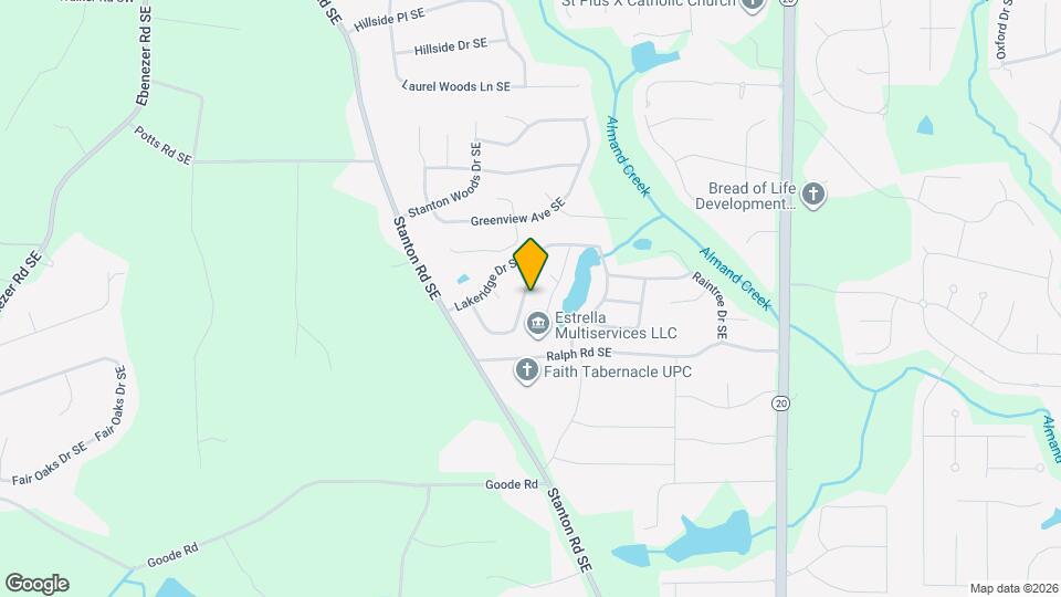 619 Lakeridge Cir SE Mapa y Detalles de la Ubicación