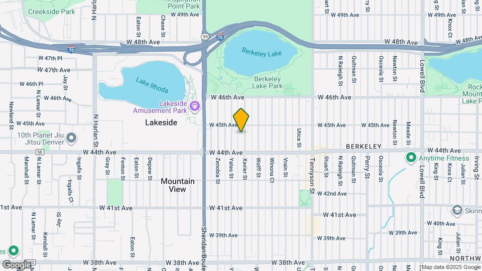 4457 Xavier St Map and Location Details