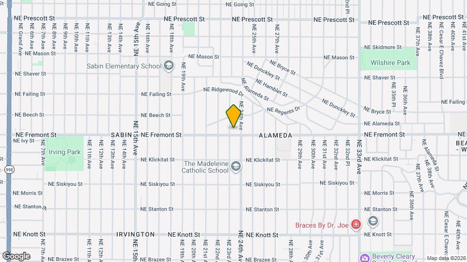 3512 NE 23rd Ave, Unit 3 Map and Location Details