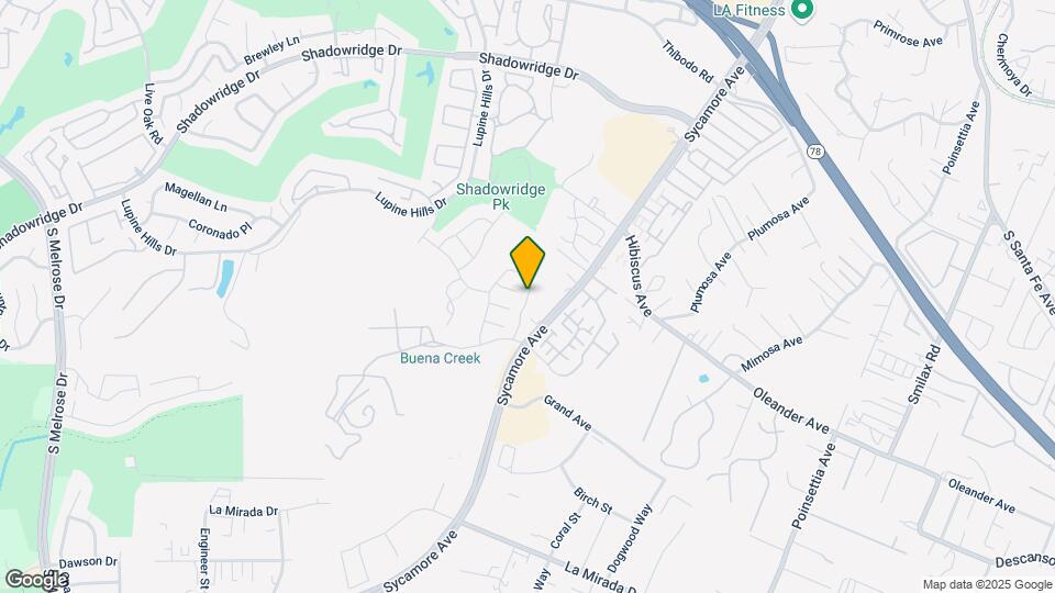 1051 Woodcrest Ln Map and Location Details