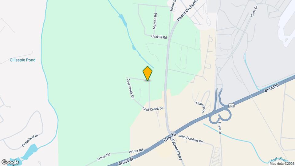 5945 Lost Creek Dr Map and Location Details