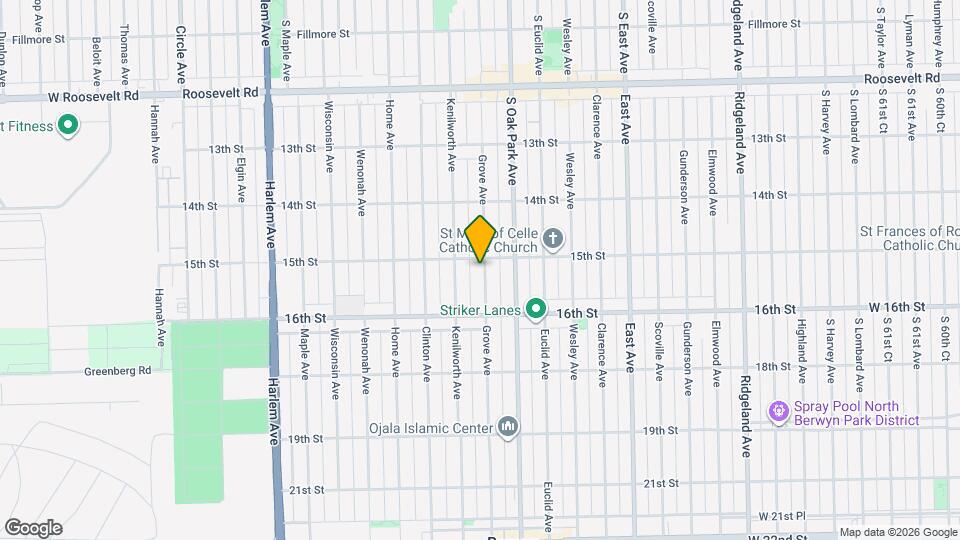 1504 Grove Ave Mapa y Detalles de la Ubicación