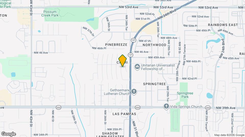 4349 NW 34th Dr Map and Location Details