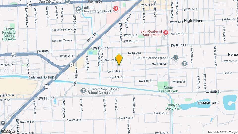 8315 SW 62nd Ct Map and Location Details