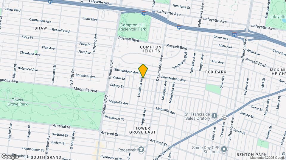 2320 Louisiana Ave Map and Location Details
