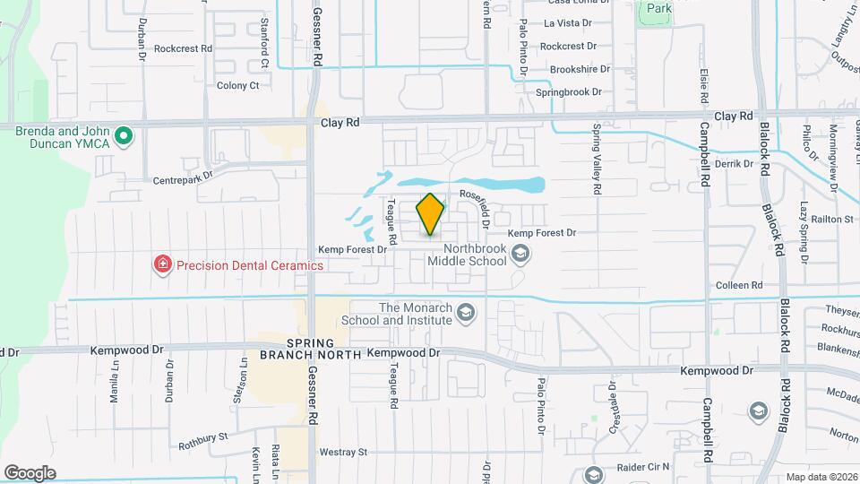 9906 Brickhouse Dr Map and Location Details