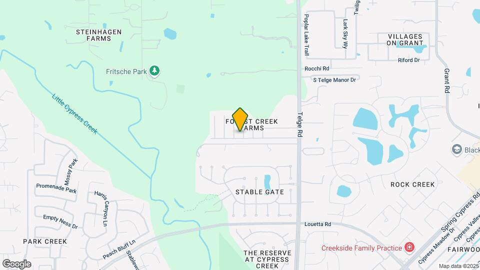 15602 Forest Creek Farms Dr Map and Location Details