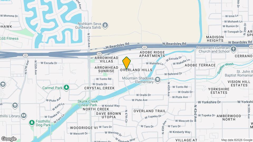 4737 W Marco Polo Rd Mapa y Detalles de la Ubicación