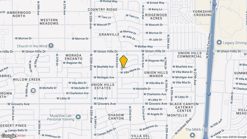 3229 W Bluefield Ave Map and Location Details