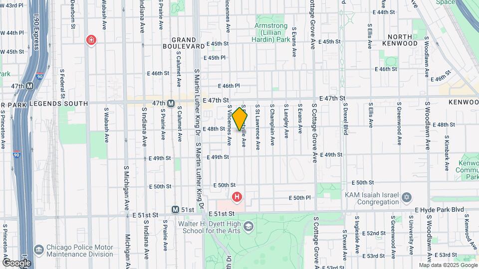 4812 S Forrestville Ave Map and Location Details