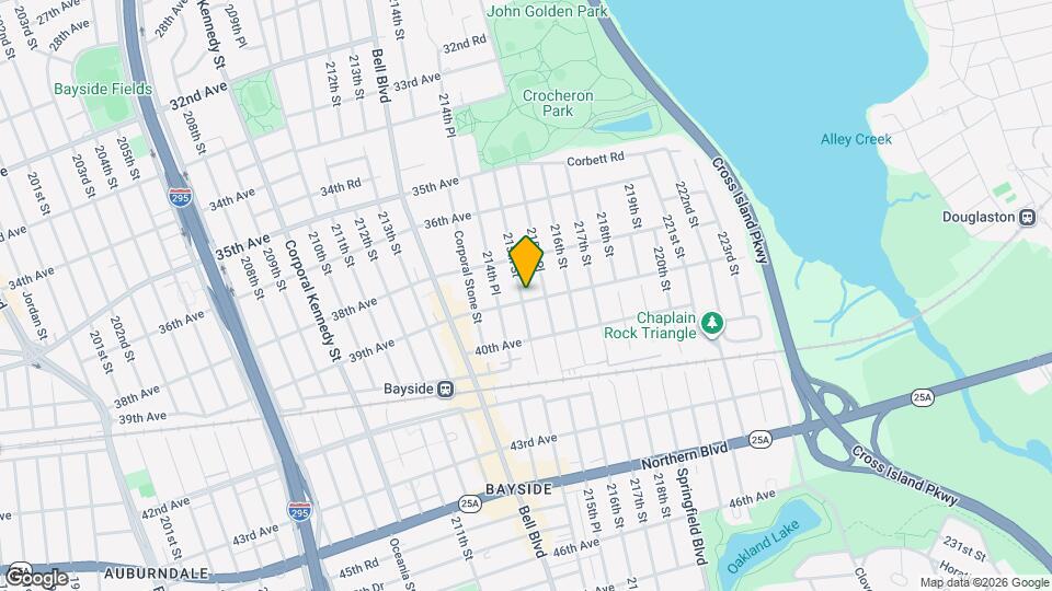 3837 215th St, Unit Fl 2 Mapa y Detalles de la Ubicación