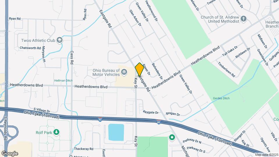 2420 Eastgate Rd Map and Location Details