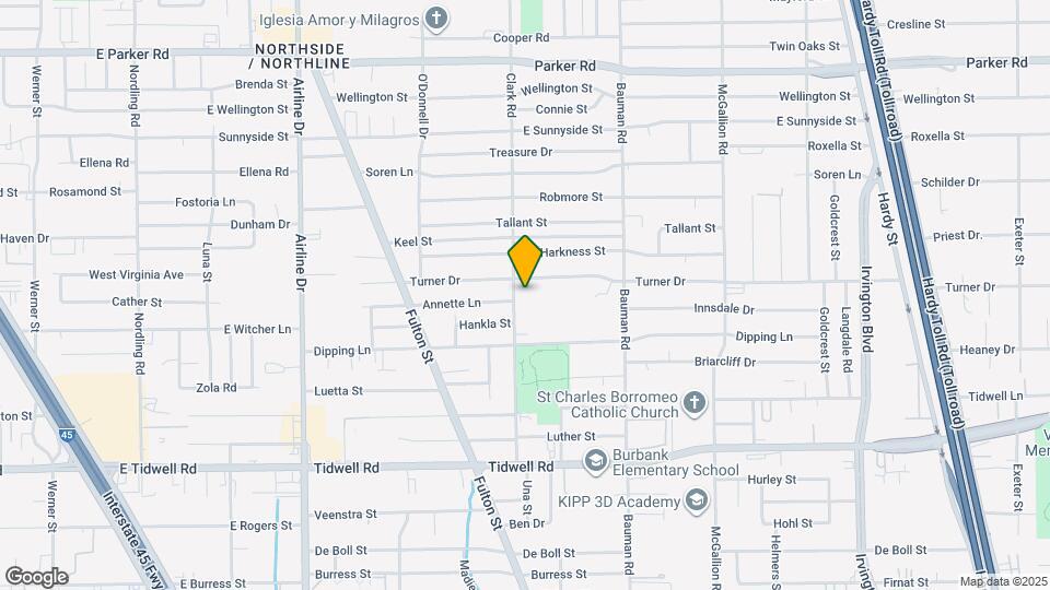 209 Clark Rd Map and Location Details