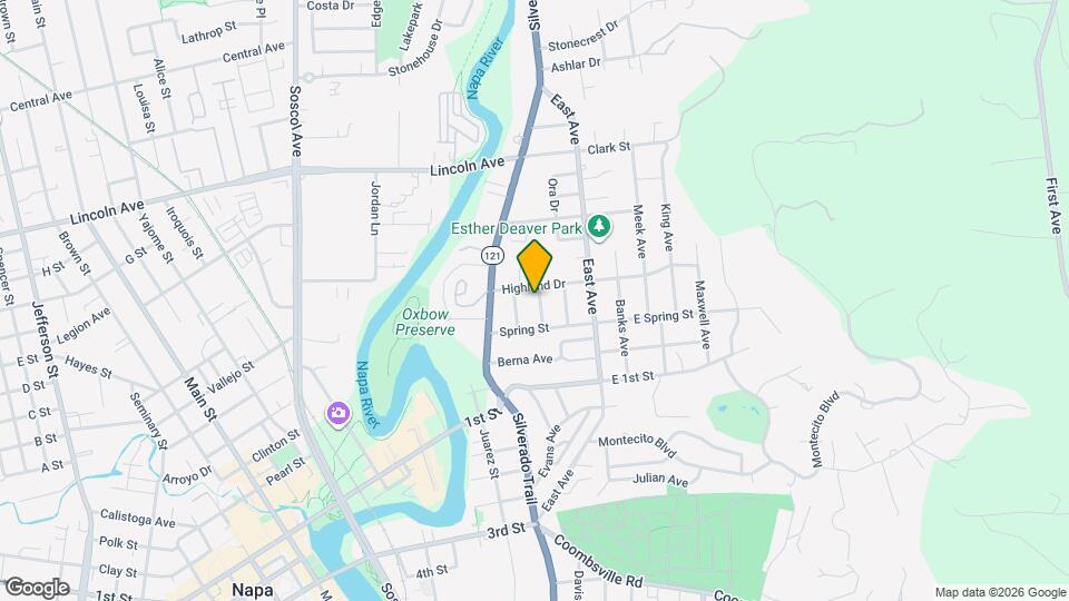 1417 Vale Ave Map and Location Details