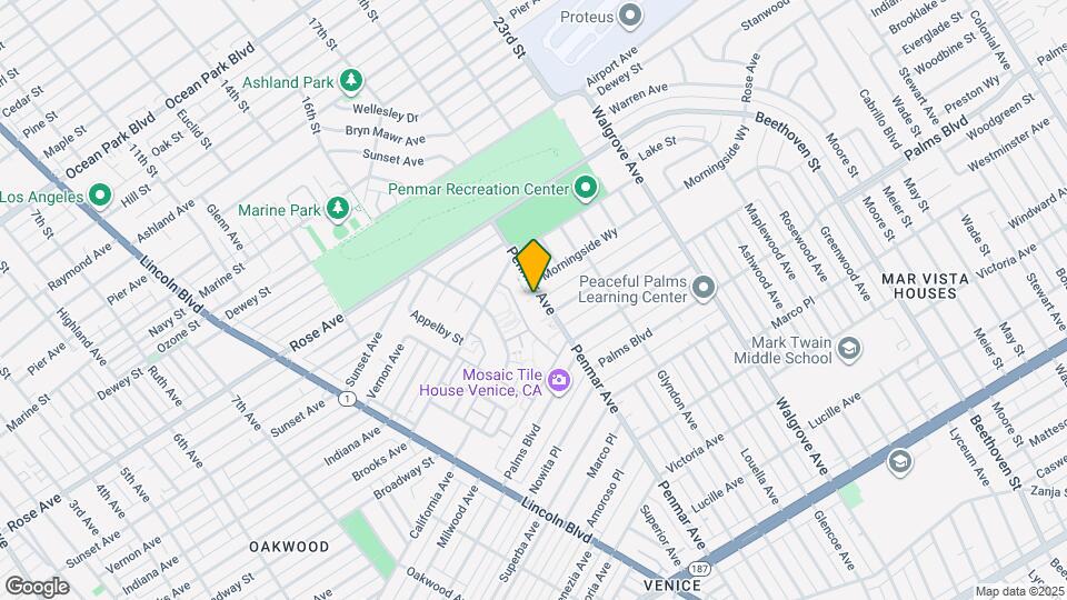 1613 Penmar Ave Map and Location Details