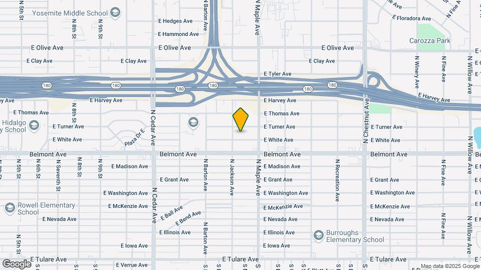 4561 E White Ave Map and Location Details
