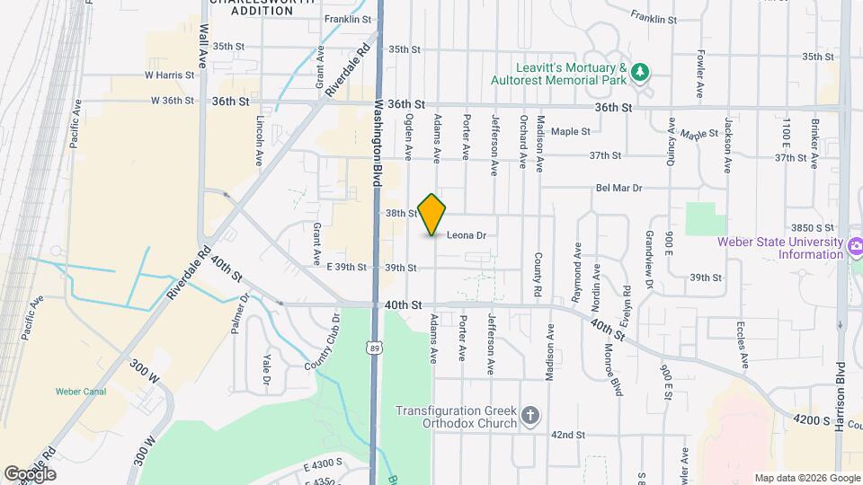 3857 Adams Ave Map and Location Details