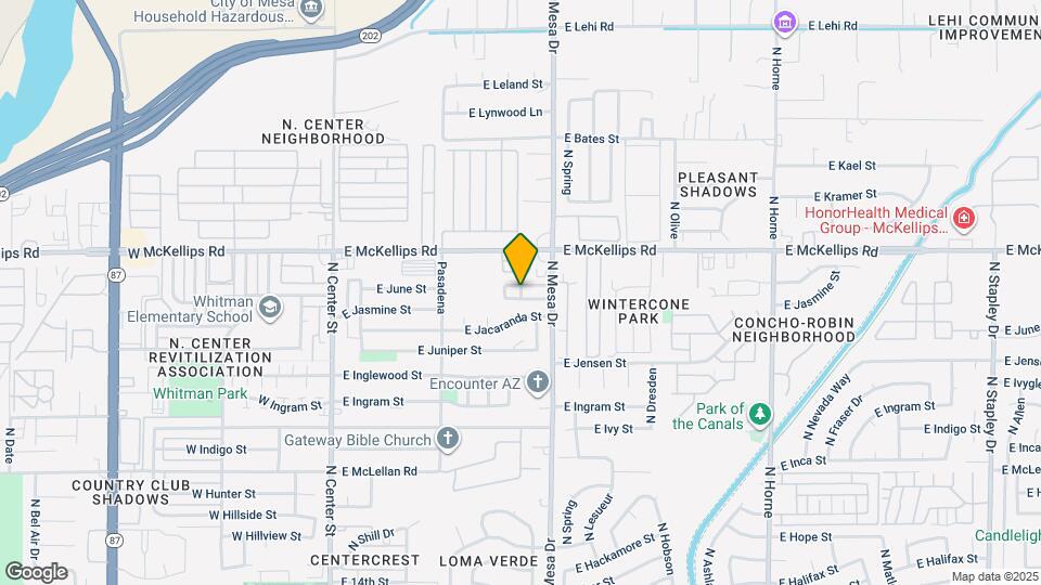 1932 N Mesa Dr Map and Location Details