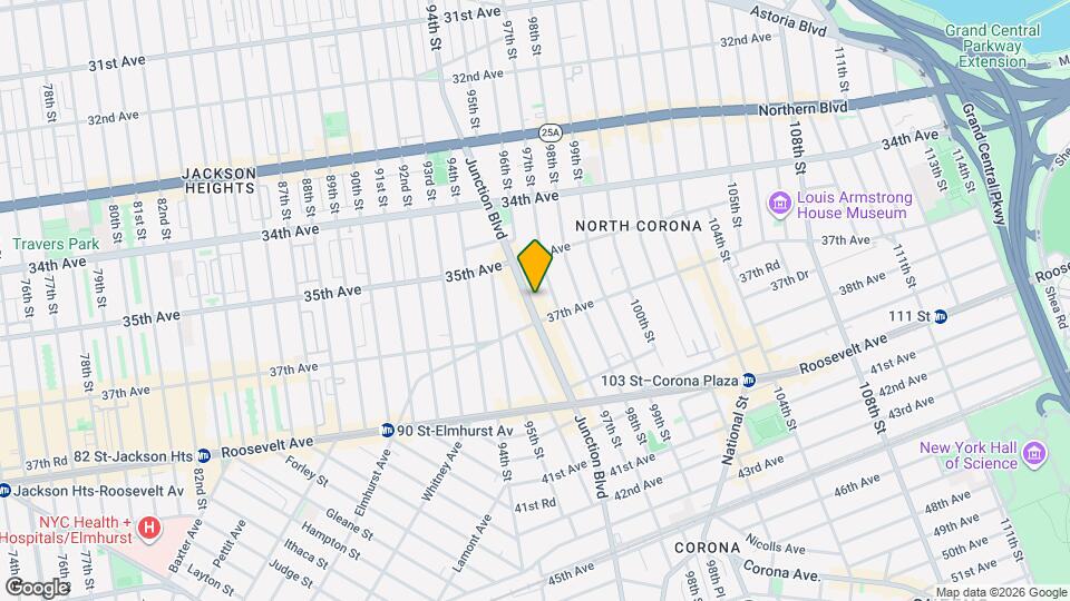 37-45-45 Junction Blvd Mapa y Detalles de la Ubicación