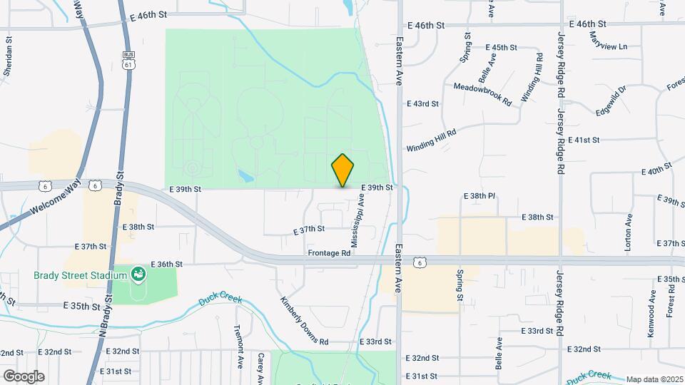 1327 E 39th St, Unit 3 Map and Location Details