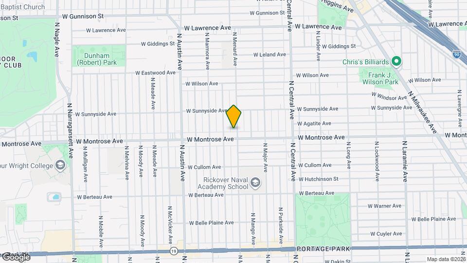 4414 N Menard Ave, Unit #1 Mapa y Detalles de la Ubicación