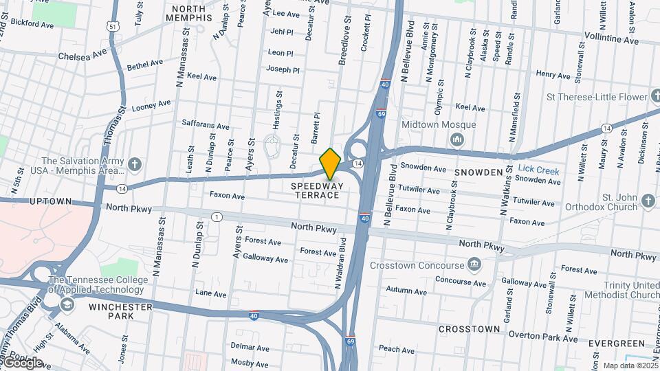 1066 Greenlaw Ave Map and Location Details