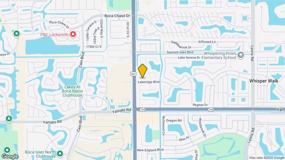 9928 Moss Pond Dr Map and Location Details