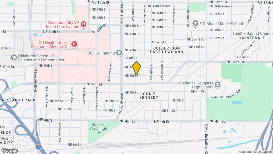 1404 NE 9th St Map and Location Details