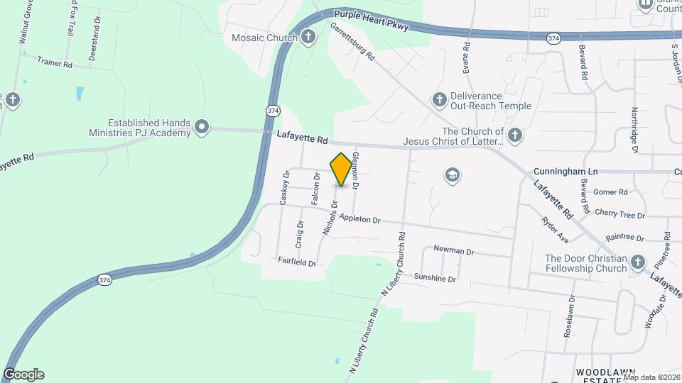 1507 Nichols Dr Map and Location Details