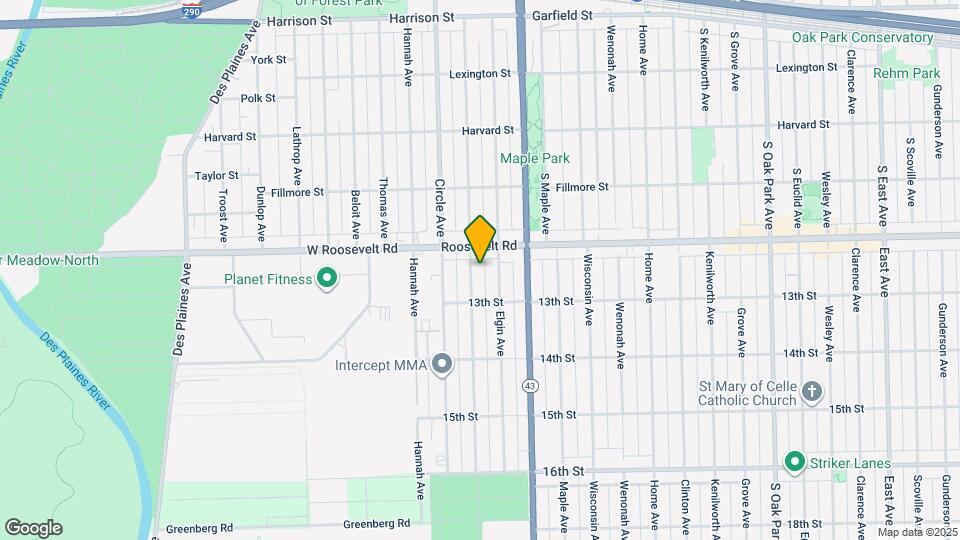 1220 Marengo Ave Map and Location Details